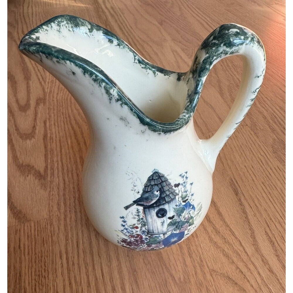 Hobby Farm Studio Art Pottery Pitcher Edgerton, Wisconsin Handmade